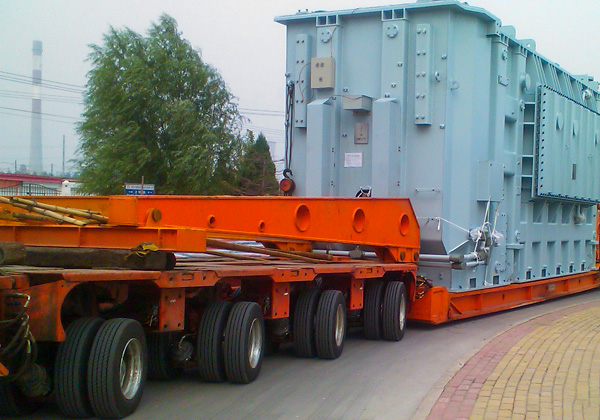 Hydraulic modular-heavylifttrailer